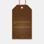 Red Velvet Custom Birthday Invitation Card ギフトタグ (裏面)