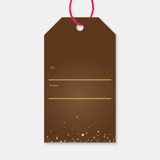 Red Velvet Custom Birthday Invitation Card ギフトタグ (裏面)