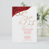 Red Velvet Save the Date 招待状 (スタンド正面)