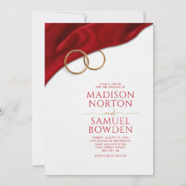 Red Velvet Wedding Invitation 招待状