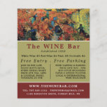 Red Vineyards, Van Gogh, Wine Bar/Winery チラシ<br><div class="desc">Red Vineyards,  Van Gogh,  Wine Bar/Winery Advertising Flyers By The Business Card Store.</div>