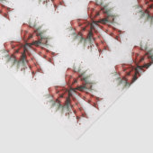 Red Watercolor Christmas Bow 薄葉紙 (詳細)