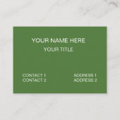 Red Watermelon Slice Fruit 名刺 (裏面)