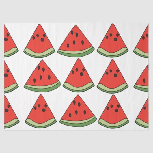 Red Watermelon Slices 薄葉紙 (正面)