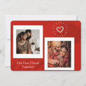 Red We First Diwali Togetherフォトグリーティング シーズンカード (正面)