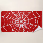 Red Web ビーチタオル (正面)