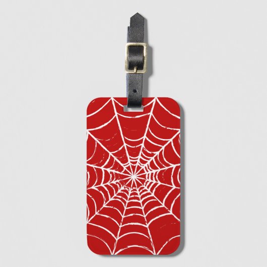 Red Web ラゲッジタグ (正面縦)