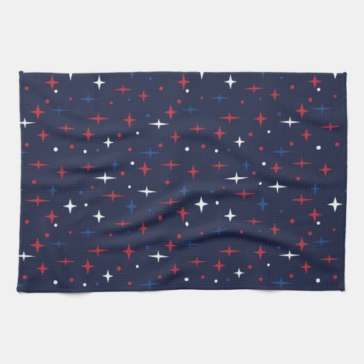 Red White and  キッチンタオル (横)