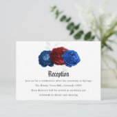 Red White and Blue 7月のウェディングレセプション4th エンクロージャーカード (スタンド正面)