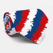 Red, White and Blue Cool Stripes ネクタイ (ロール)