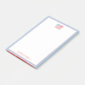 Red, White and Blue Family Notepad ポストイット (アングル)