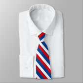 Red, White, and Blue Presidential Stripe Tie ネクタイ (タイ)