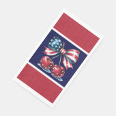 Red White And Blue Stars Paper Guest Towels (コーナー)
