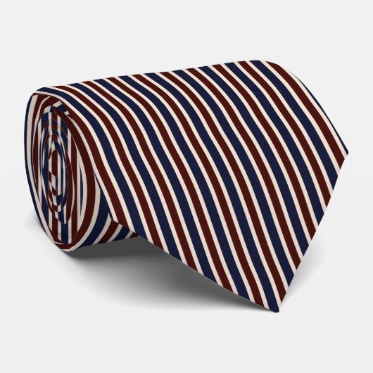 Red, White and Blue Stripes ネクタイ (ロール)