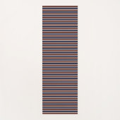 Red, White and Blue Stripes ヨガマット (正面)