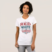 Red, White and Blueberries Patriot Freedom  Tシャツ (正面フル)
