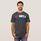 Red White and Blueberries Patriot gift Tシャツ (正面フル)