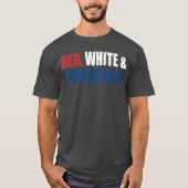 Red White and Blueberries Patriot gift Tシャツ (正面)
