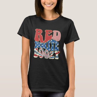 Red White And Boozy 4th Of July Drinking Crew Part Tシャツ