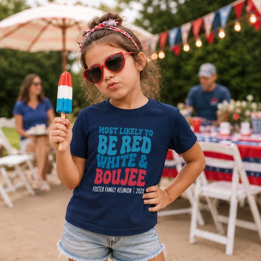 Red White and Boujee でいちばんになりそうなカスタムデザイン Tシャツ