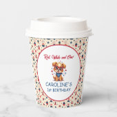 Red, White and One! 4th of July First Birthday 紙コップ (裏面)