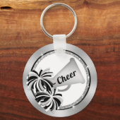 Red, White, Black, Cheap, Cheerleader Party Favors キーホルダー (裏面)