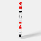 Red White Black Greek Key Fret Pattern Design Case-Mate iPhoneケース (裏面 / 右)