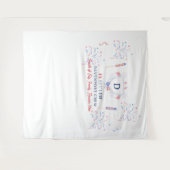 Red White & Blue | 7月4日の再会の背景 タペストリー (正面(横))