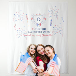 Red White & Blue | 7月4日の再会の背景 タペストリー