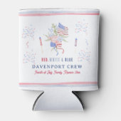 Red White & Blue | 7月4日の再会 缶クーラー (正面)