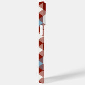 red white blue and orange geometric Case-Mate iPhoneケース (裏面 / 右)