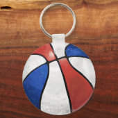 Red White Blue Basketball キーホルダー (裏面)