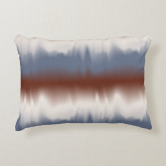 Red, White, & Blue Blended Modern Design アクセントクッション