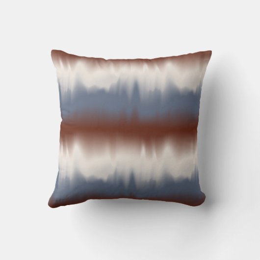 Red, White, & Blue Blended Modern Design クッション (裏面)