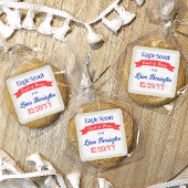 Red White Blue Celebration Sticker スクエアシール