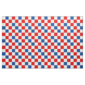 Red White Blue Checkered Pattern Design  ファブリック (ファットクウォーター)