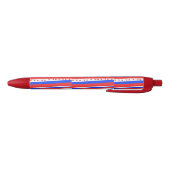 Red White Blue Circles Stripes  青ボールペン (ボトム)