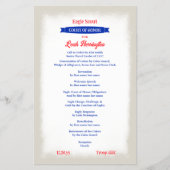 Red, White, Blue Court of Honor Program チラシ (正面)