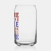 Red White Blue Fourth Of July ガラス缶 (左)