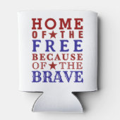 Red White Blue Fourth Of July Can Cooler 缶クーラー (裏面)