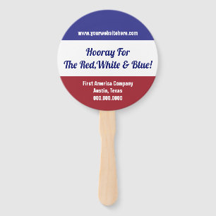 Red, White & Blue Independence Day 7月4日の投票 ハンドファン