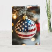 Red White Blue Merry Christmas to You! カード (正面)