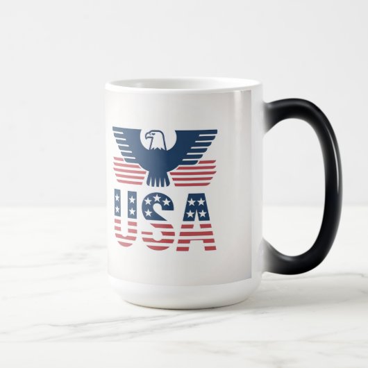 Red White Blue Morphing USA Mug モーフィングマグカップ (右)