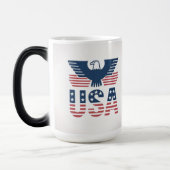 Red White Blue Morphing USA Mug モーフィングマグカップ (左)