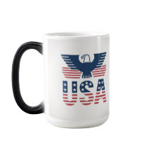 Red White Blue Morphing USA Mug