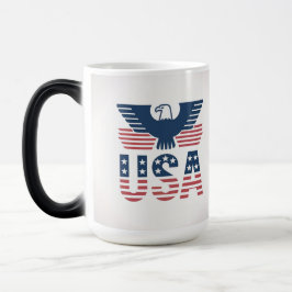 Red White Blue Morphing USA Mug モーフィングマグカップ