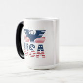 Red White Blue Morphing USA Mug モーフィングマグカップ (正面左)