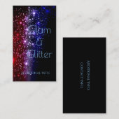 Red White & Blue Sparkle名刺2 名刺 (正面/裏面)