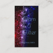 Red White & Blue Sparkle名刺2 名刺 (正面)