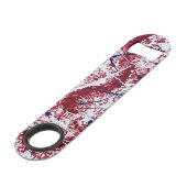 Red White Blue Stainless Steel Bottle Opener スピード栓抜き (正面アングル)